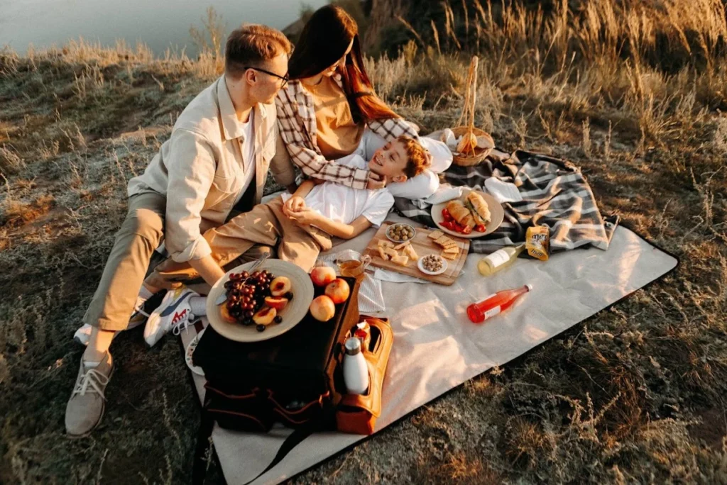 fall picnic blanket